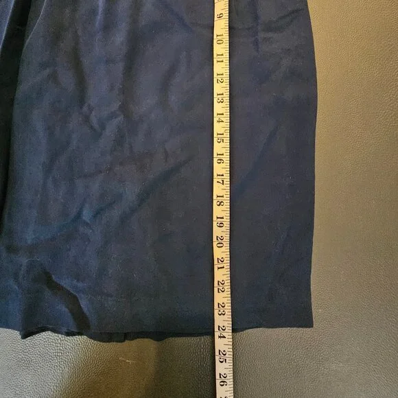 Theo Miles Silk Blue Skirt - Picture 4 of 6